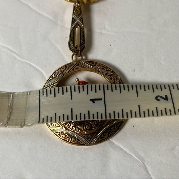 Damascene Vintage Spaniard Sailing Ship Key Chain - Picture 7 of 7